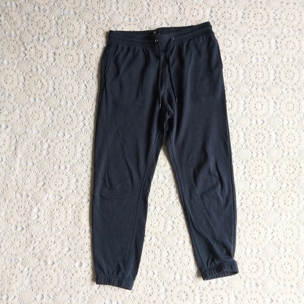 Men's H&M Navy Blue Jogger Sweatpants | Large